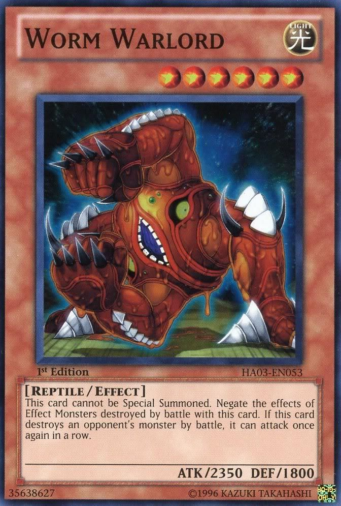 Worm Warlord [HA03-EN053] Super Rare | Galactic Gamez