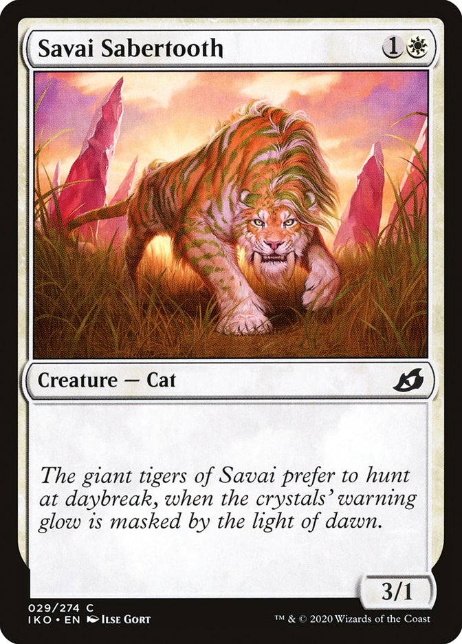 Savai Sabertooth [Ikoria: Lair of Behemoths] | Galactic Gamez