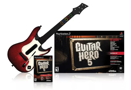Guitar Hero 5 [Guitar Bundle] - Playstation 2 | Galactic Gamez