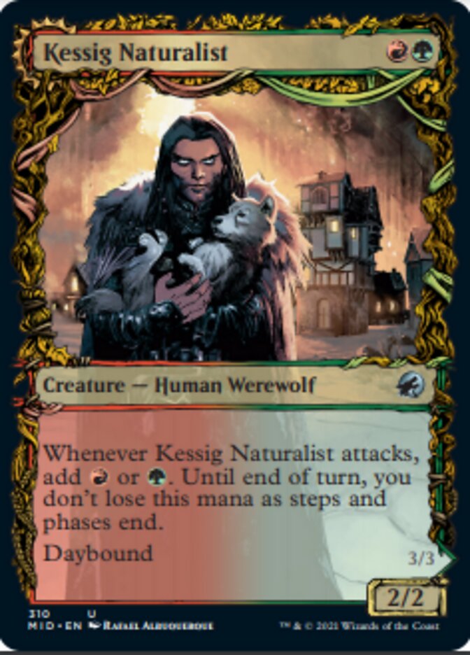 Kessig Naturalist // Lord of the Ulvenwald (Showcase Equinox) [Innistrad: Midnight Hunt] | Galactic Gamez