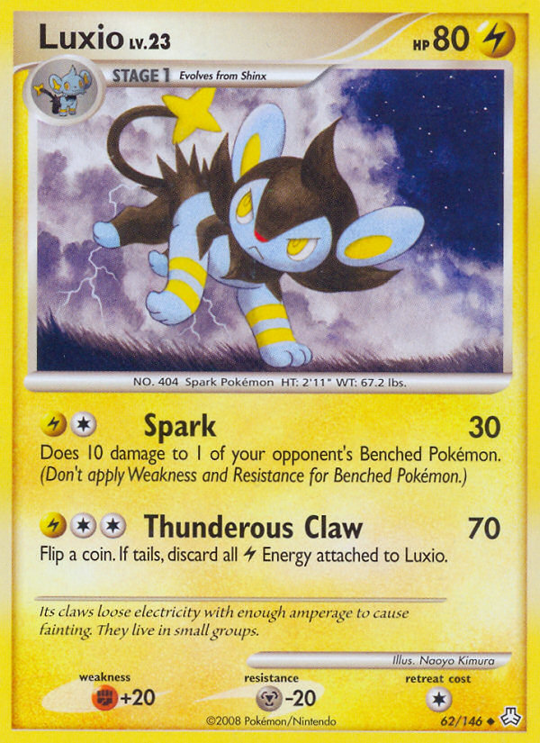 Luxio (62/146) [Diamond & Pearl: Legends Awakened] | Galactic Gamez