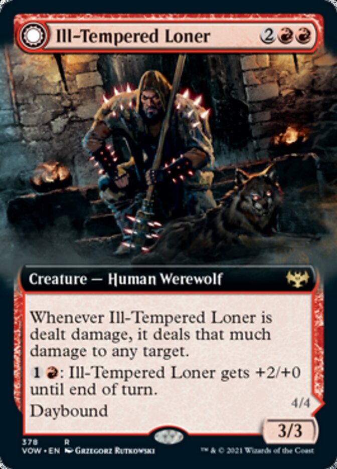 Ill-Tempered Loner // Howlpack Avenger (Extended) [Innistrad: Crimson Vow] | Galactic Gamez