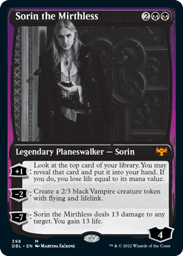 Sorin the Mirthless [Innistrad: Double Feature] | Galactic Gamez