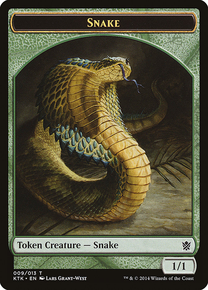 Snake [Khans of Tarkir Tokens] | Galactic Gamez