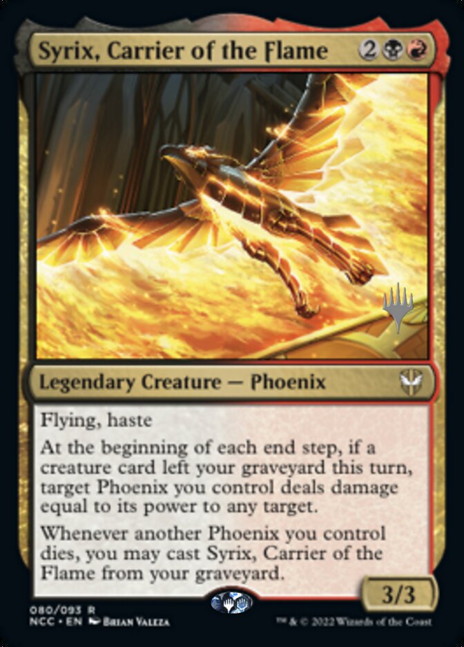Syrix, Carrier of the Flame (Promo Pack) [Streets of New Capenna Commander Promos] | Galactic Gamez