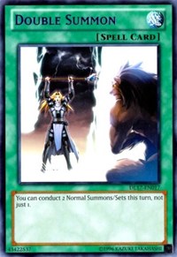 Double Summon (Blue) [DL17-EN017] Rare | Galactic Gamez