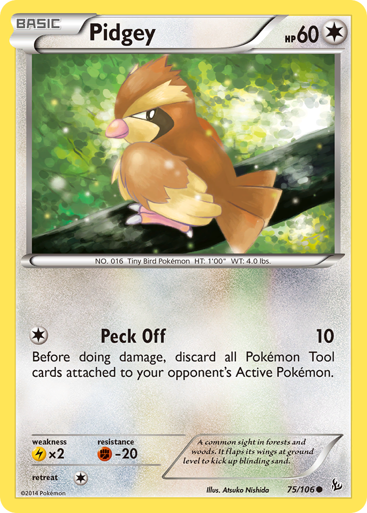 Pidgey (75/106) [XY: Flashfire] | Galactic Gamez