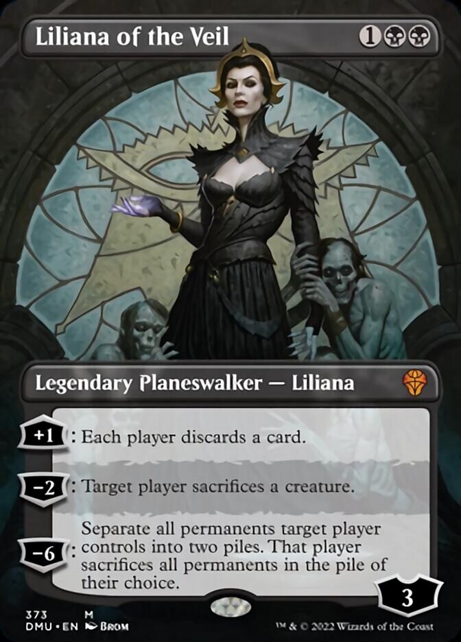 Liliana of the Veil (Borderless) [Dominaria United] | Galactic Gamez