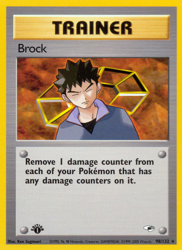 Brock (98/132) [Gym Heroes 1st Edition] | Galactic Gamez