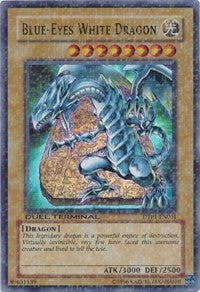 Blue-Eyes White Dragon [DTP1-EN001] Super Rare | Galactic Gamez