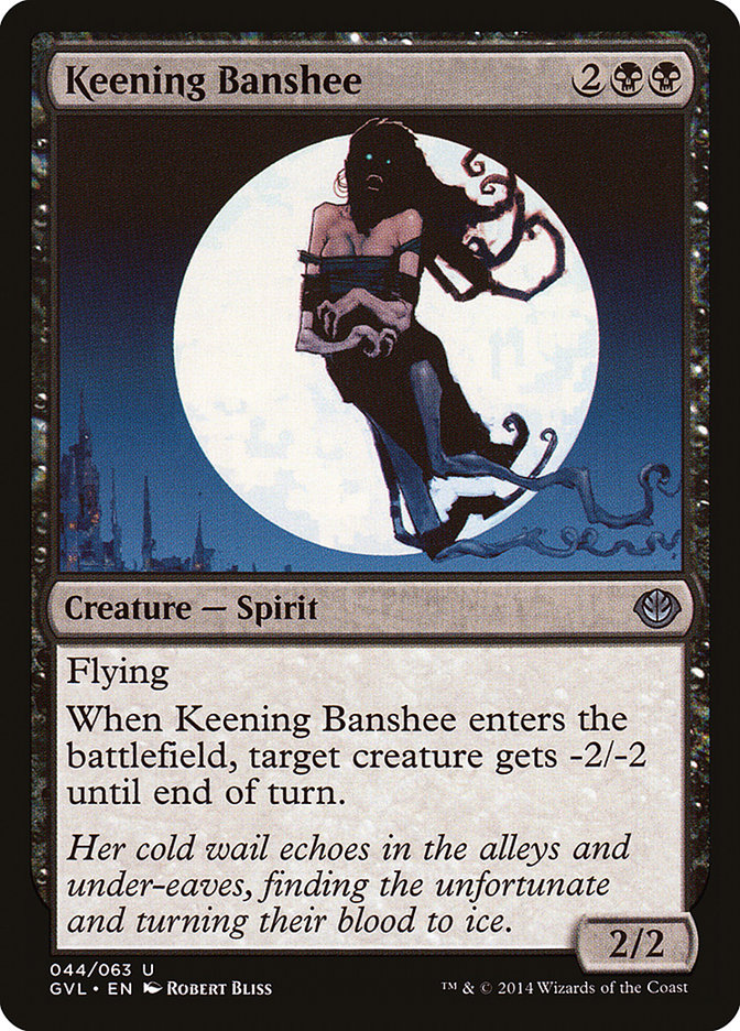 Keening Banshee (Garruk vs. Liliana) [Duel Decks Anthology] | Galactic Gamez