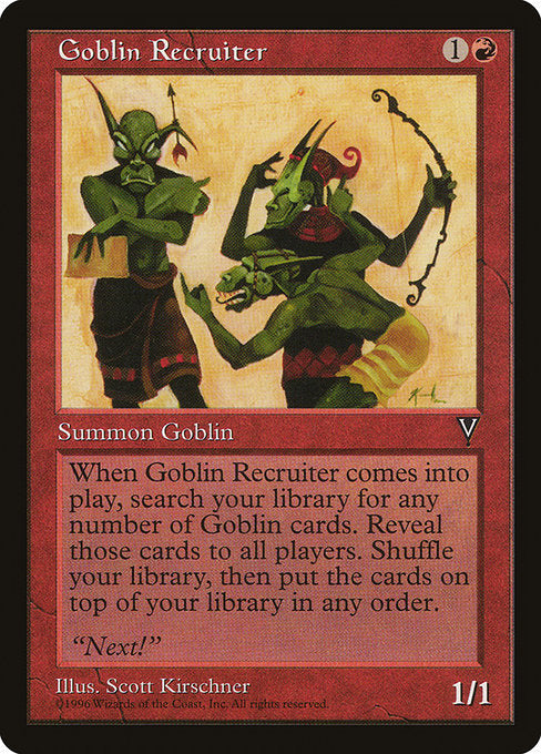 Goblin Recruiter [Visions] | Galactic Gamez