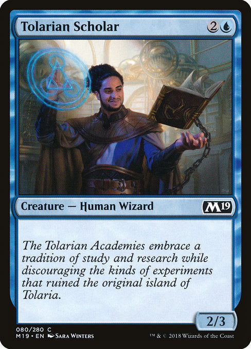Tolarian Scholar [Core Set 2019] | Galactic Gamez