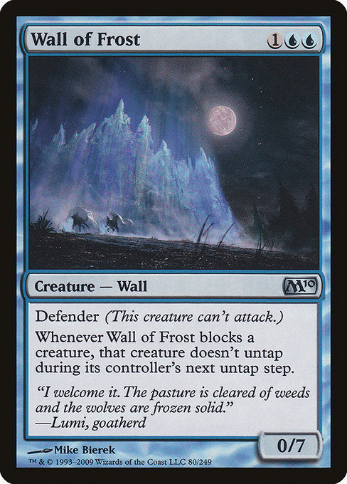 Wall of Frost [Magic 2010] | Galactic Gamez