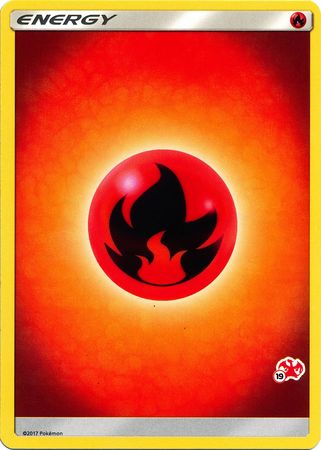 Fire Energy (Charizard Stamp #19) [Battle Academy 2020] | Galactic Gamez