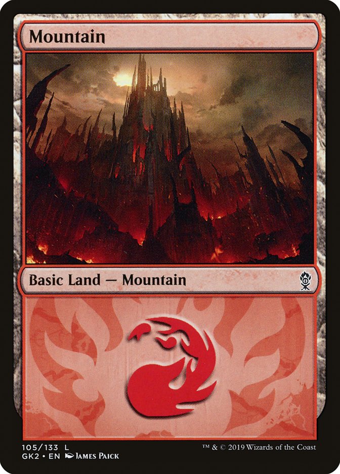 Mountain (105) [Ravnica Allegiance Guild Kit] | Galactic Gamez