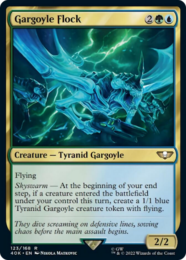 Gargoyle Flock (Surge Foil) [Universes Beyond: Warhammer 40,000] | Galactic Gamez