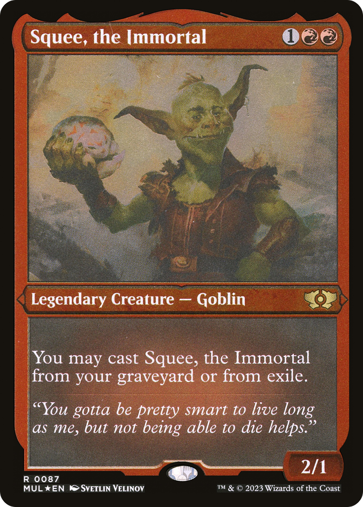 Squee, the Immortal (Foil Etched) [Multiverse Legends] | Galactic Gamez