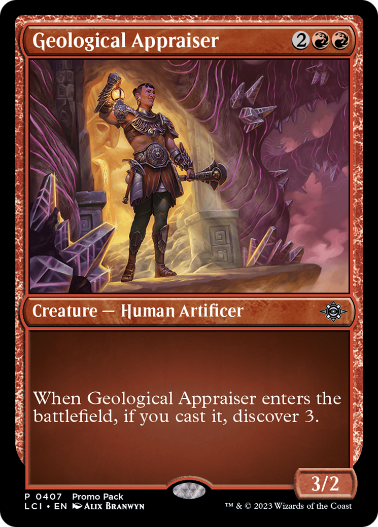 Geological Appraiser [The Lost Caverns of Ixalan Promos] | Galactic Gamez