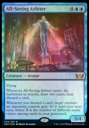 All-Seeing Arbiter [Streets of New Capenna Prerelease Promos] | Galactic Gamez