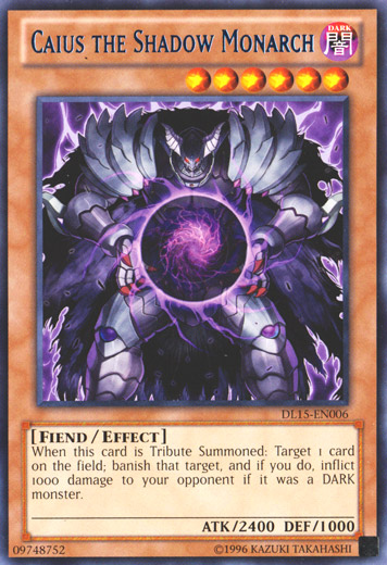 Caius the Shadow Monarch (Blue) [DL15-EN006] Rare | Galactic Gamez