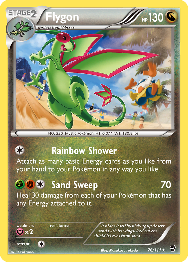 Flygon (76/111) [XY: Furious Fists] | Galactic Gamez