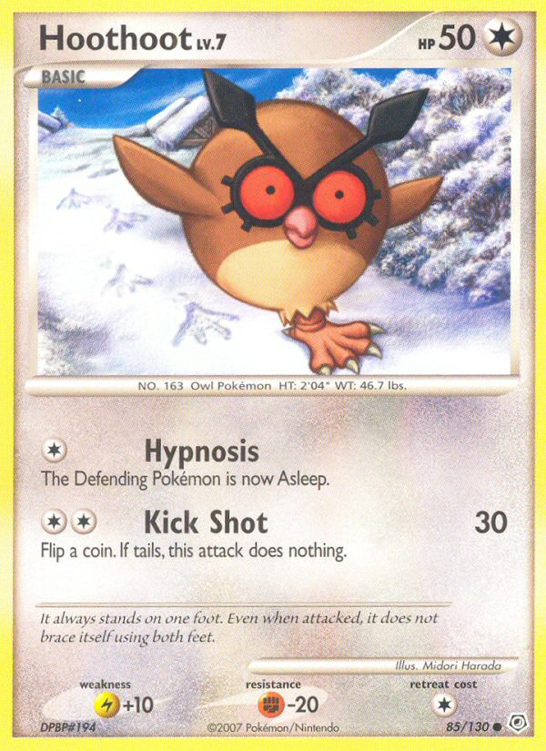 Hoothoot (85/130) [Diamond & Pearl: Base Set] | Galactic Gamez