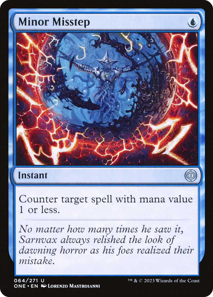 Minor Misstep [Phyrexia: All Will Be One] | Galactic Gamez