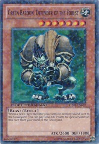 Green Baboon, Defender of the Forest [DT03-EN057] Common | Galactic Gamez