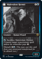 Malevolent Hermit // Benevolent Geist [Innistrad: Double Feature] | Galactic Gamez