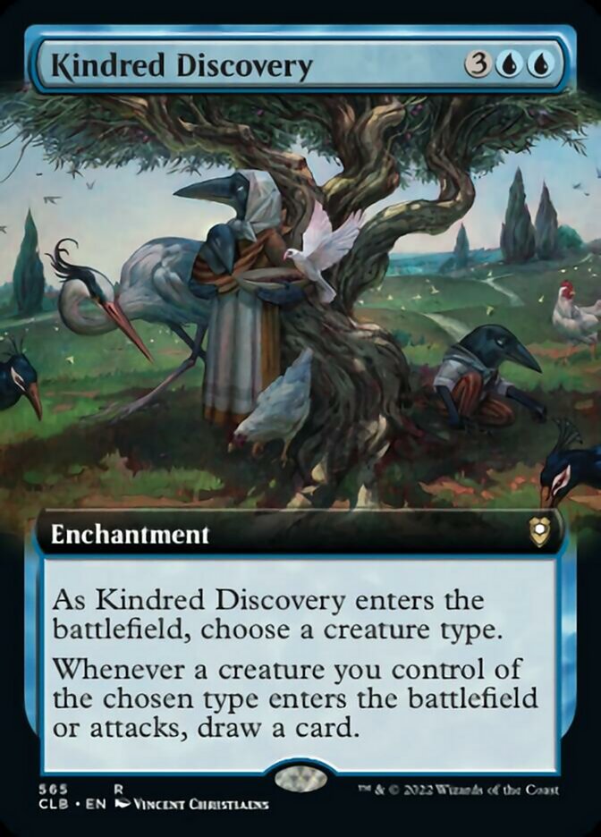 Kindred Discovery (Extended Art) [Commander Legends: Battle for Baldur's Gate] | Galactic Gamez