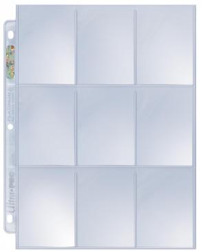 SINGLE - 9-Pocket Platinum Page for Standard Size Cards | Galactic Gamez