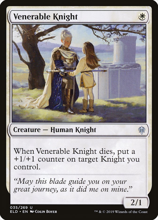 Venerable Knight [Throne of Eldraine] | Galactic Gamez