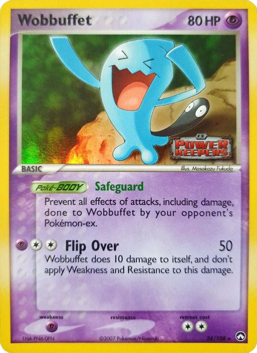 Wobbuffet (24/108) (Stamped) [EX: Power Keepers] | Galactic Gamez
