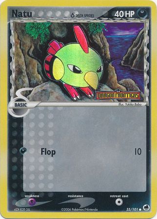 Natu (55/101) (Delta Species) (Stamped) [EX: Dragon Frontiers] | Galactic Gamez