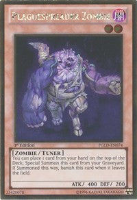 Plaguespreader Zombie [PGLD-EN074] Gold Rare | Galactic Gamez
