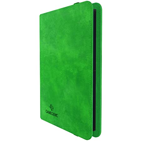 Gamegenic 8-Pocket zip up binder (green) | Galactic Gamez