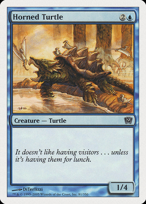 Horned Turtle [Ninth Edition] | Galactic Gamez