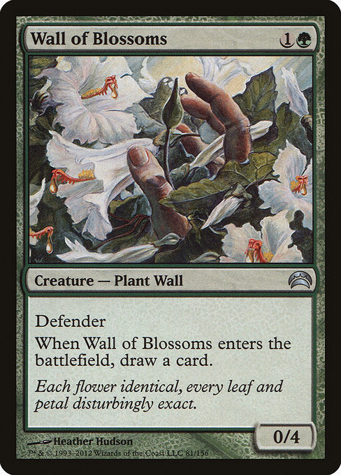 Wall of Blossoms [Planechase 2012] | Galactic Gamez