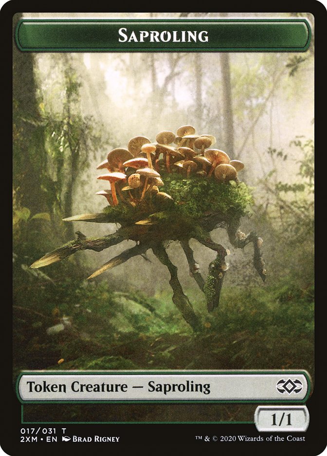 Saproling Token [Double Masters] | Galactic Gamez