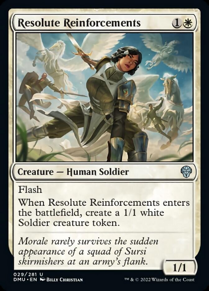 Resolute Reinforcements [Dominaria United] | Galactic Gamez