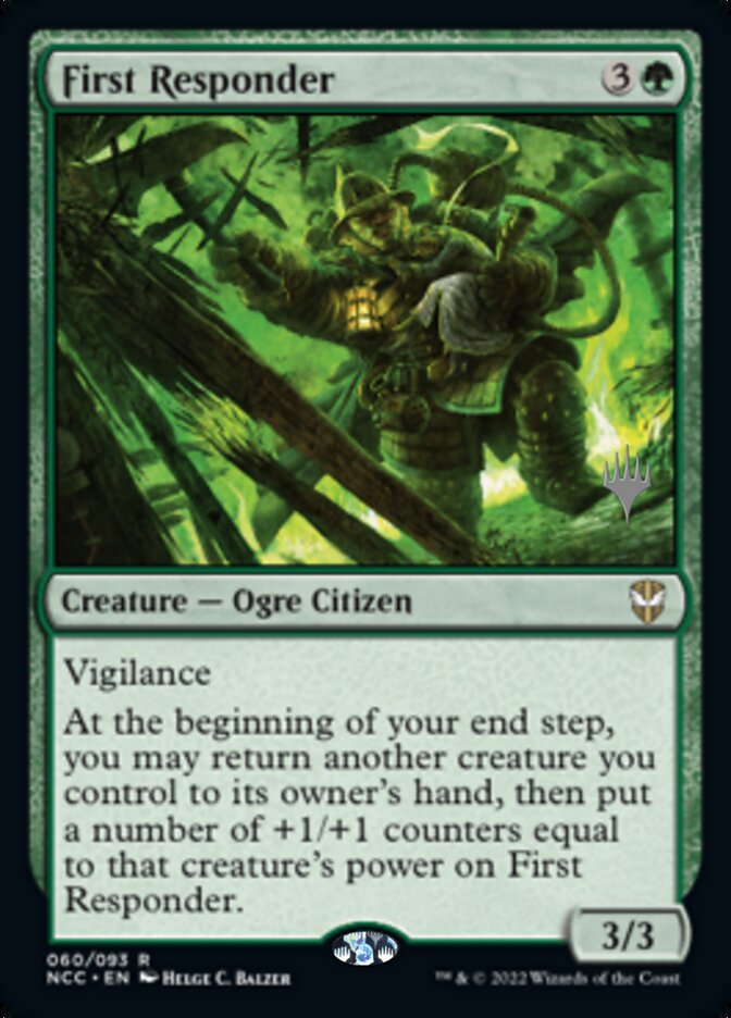 First Responder (Promo Pack) [Streets of New Capenna Commander Promos] | Galactic Gamez