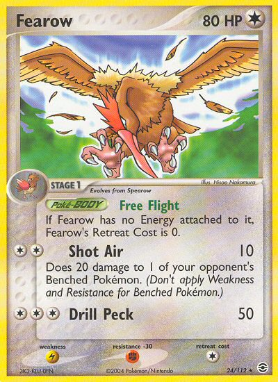 Fearow (24/112) [EX: FireRed & LeafGreen] | Galactic Gamez