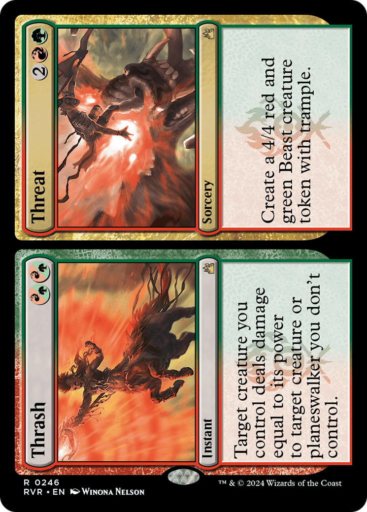 Thrash // Threat [Ravnica Remastered] | Galactic Gamez