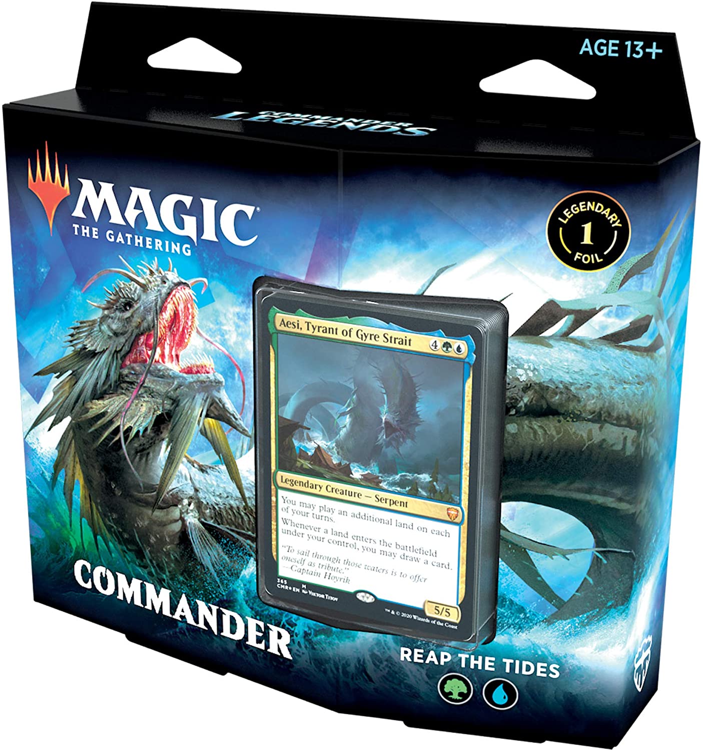 Magic: The Gathering Commander Legends Commander Deck – Reap The Tides | Galactic Gamez