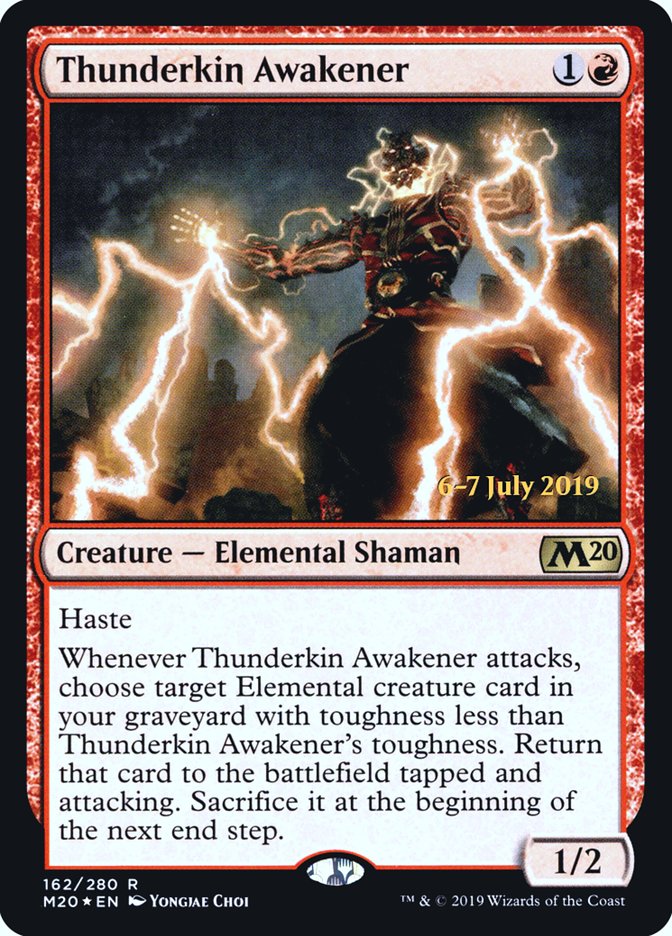 Thunderkin Awakener  [Core Set 2020 Prerelease Promos] | Galactic Gamez