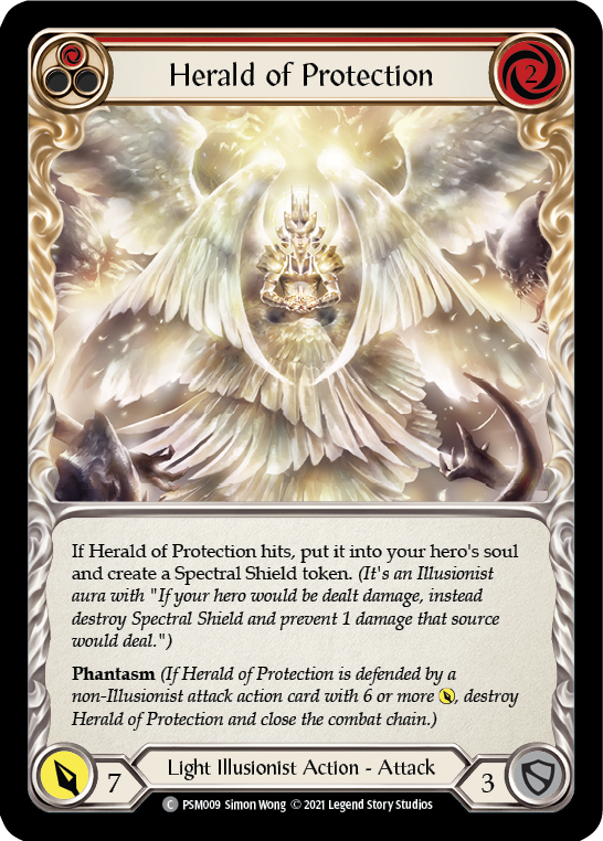 Herald of Protection (Red) [PSM009] (Monarch Prism Blitz Deck) | Galactic Gamez