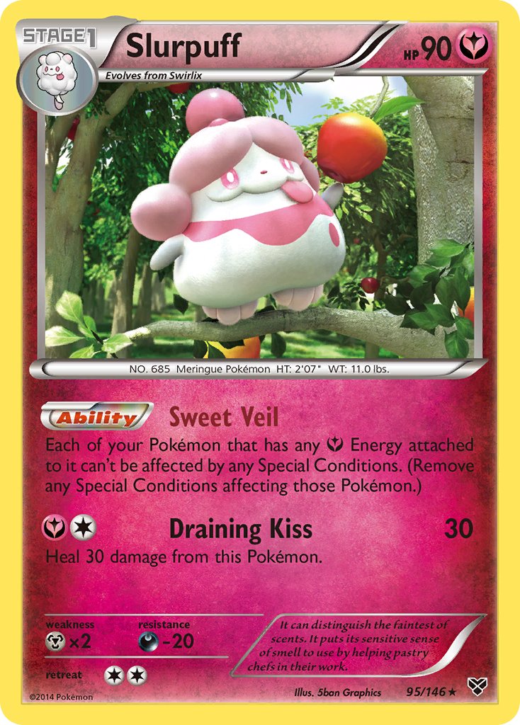 Slurpuff (95/146) (Theme Deck Exclusive) [XY: Base Set] | Galactic Gamez