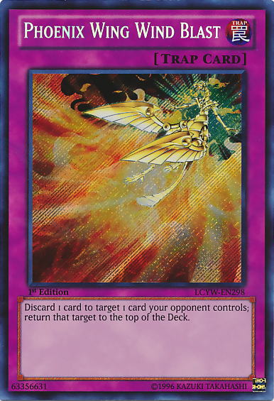 Phoenix Wing Wind Blast [LCYW-EN298] Secret Rare | Galactic Gamez