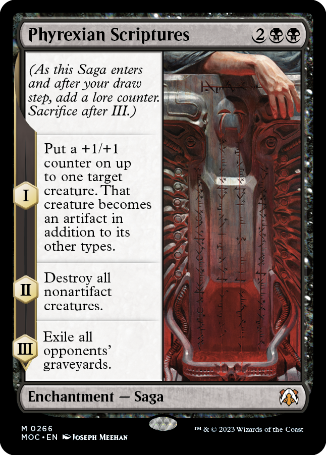 Phyrexian Scriptures [March of the Machine Commander] | Galactic Gamez